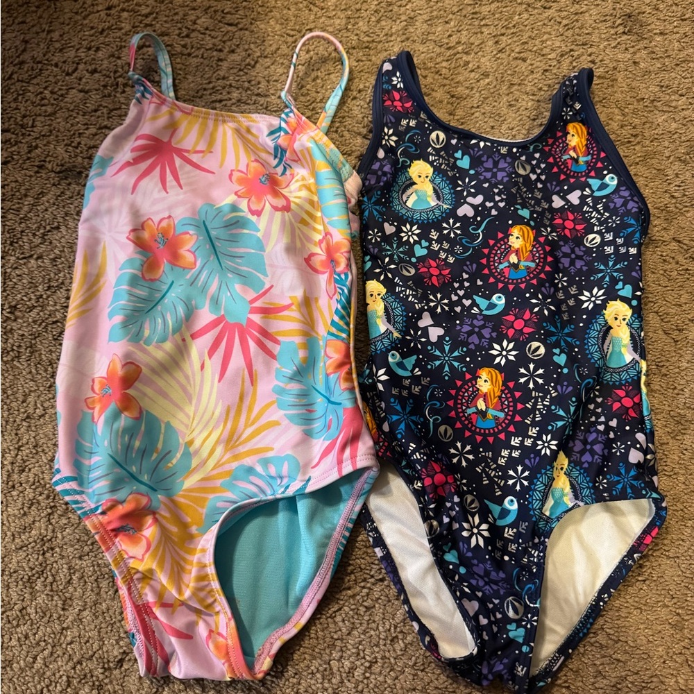 Colorful Kids' Swimsuits Set